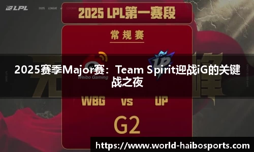 2025赛季Major赛:Team Spirit迎战iG的关键战之夜